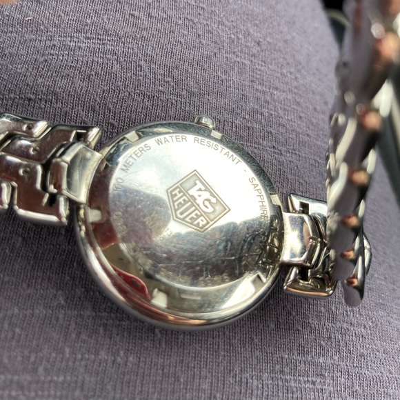 Tag Heuer Ladies link watch with diamonds. main image 4